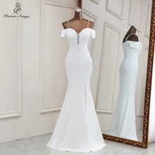 Sexy głębokie V suknie wieczorowe syrenka sukienka na studniówkę 2021 szata de soiree de mariage vestidos de promocion sukienki druhen