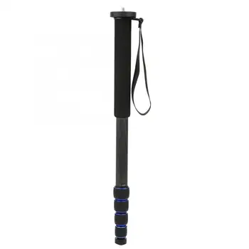 

High Quality C-222 Carbon Fiber Portable Outdoor Telescopic Monopod Tripod Mountaineering Cane for DSLR Camera