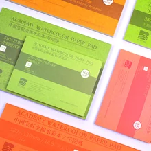 Baohong полная хлопковая целлюлоза акварельные Четырехсторонние уплотнения 32 K толстые и тонкие с портативными акварельными принадлежности для художественных эскизов