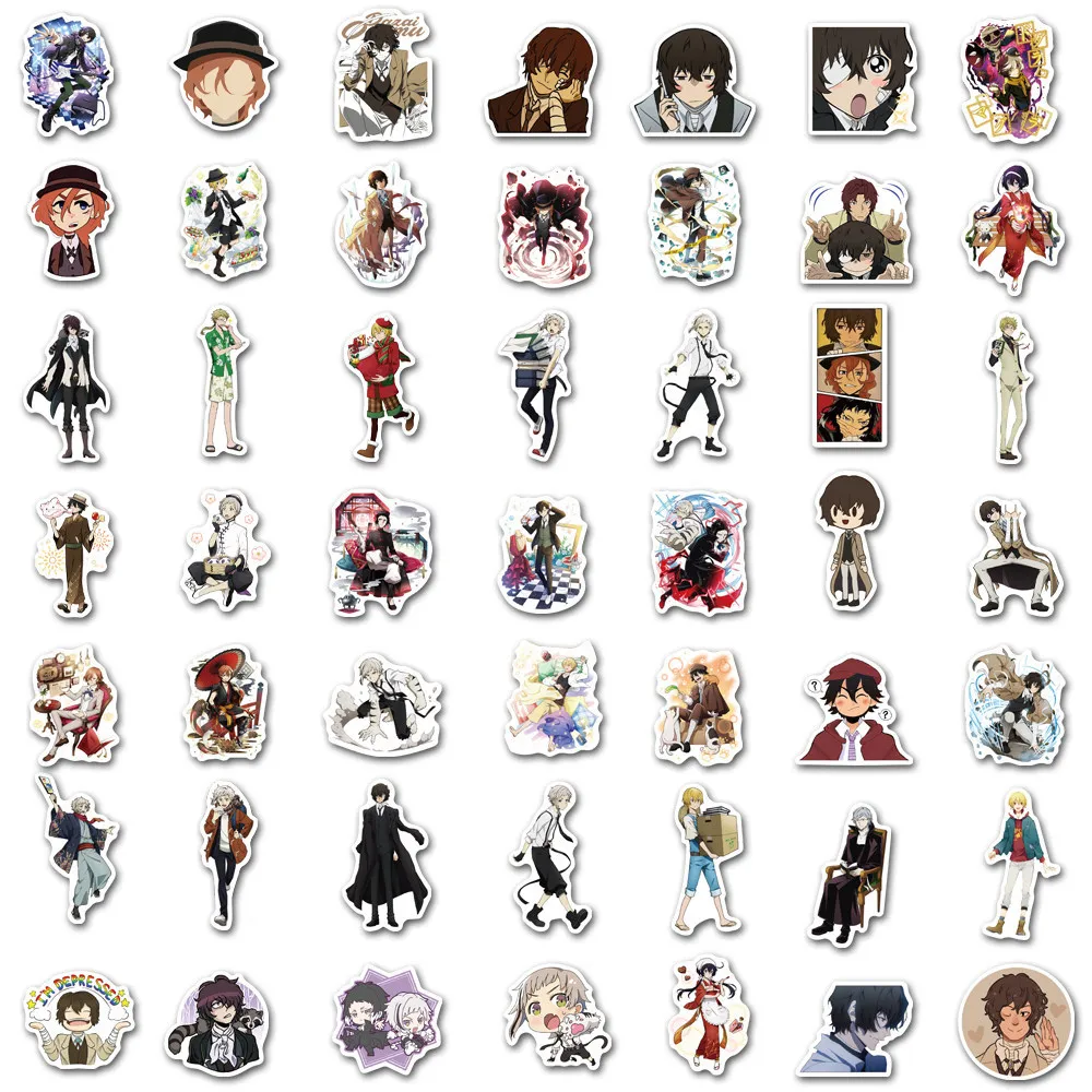 Bungo Stray Dogs Manga Box Set DIY Support Autocollant Sac Porte-Bonheur Set Badge Carte Postale