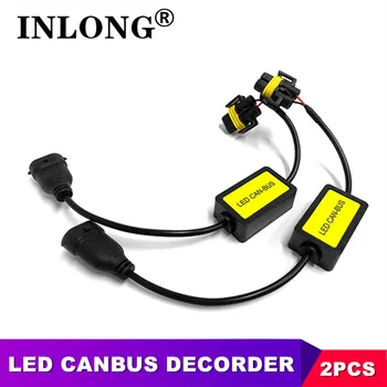 

INLONG Error Free Canbus Decoder for LED Headlight for Car SUV Led Car Bulb Fog Lamps Can-Bus H4 H7 H8 H11 H13 9005/HB3 9006/HB4