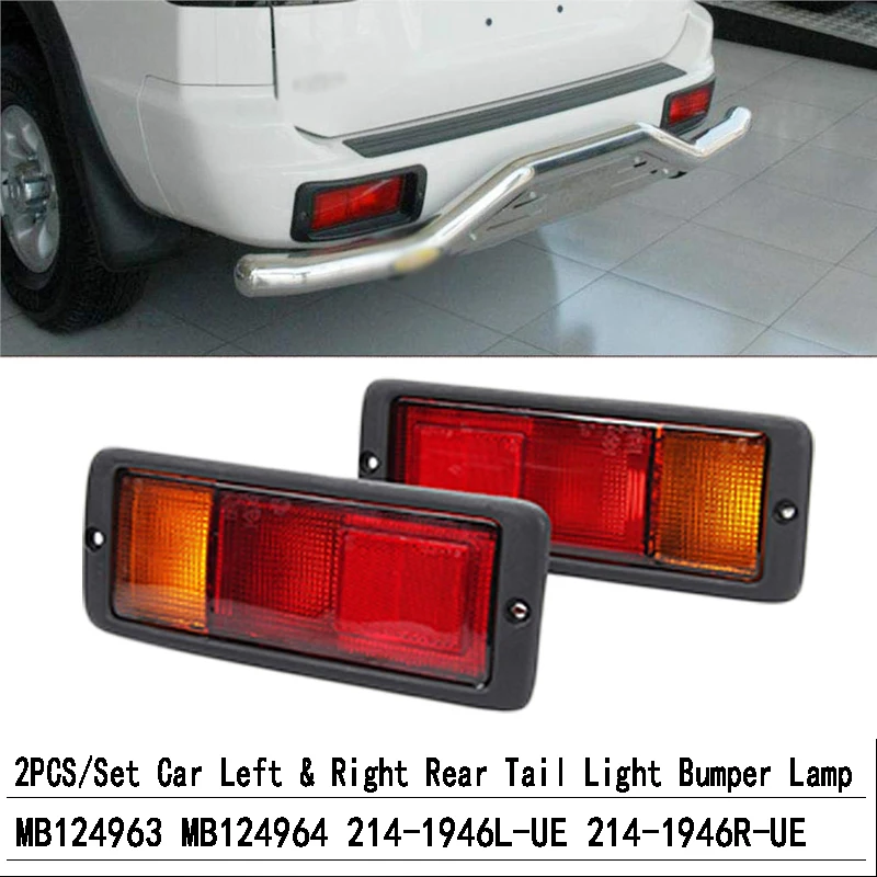 1 Pair Left &amp Right MB124963 MB124964 bumper lamp fog light for Mitsubishi Pajero Monteiro V31 V32 V33 V43 | Автомобили и