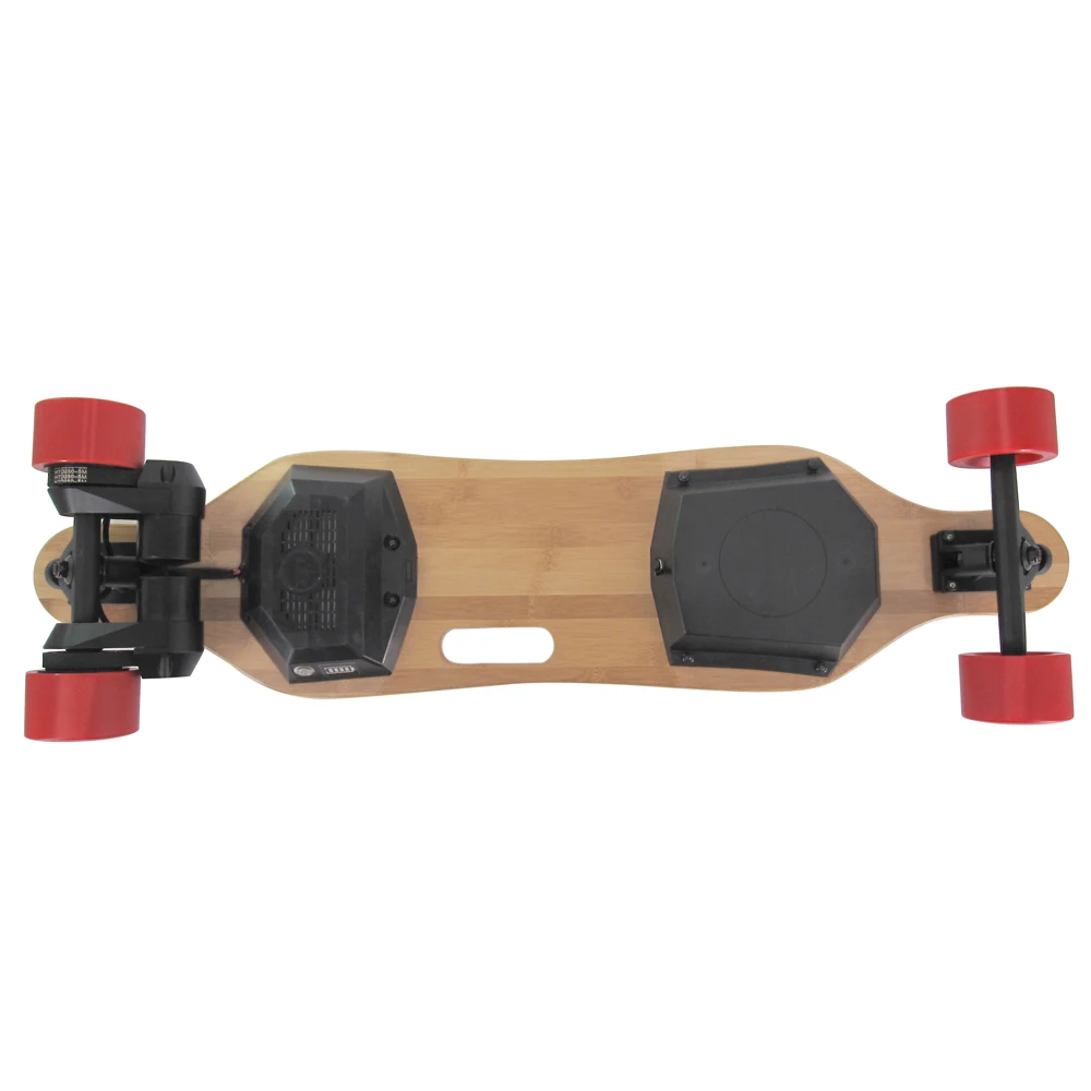 Супер Электрический скейтборд и Longboard T-Shade светодиодный фонарь 900 Вт ремни два двигателя с беспроводной пульт дистанционного управления