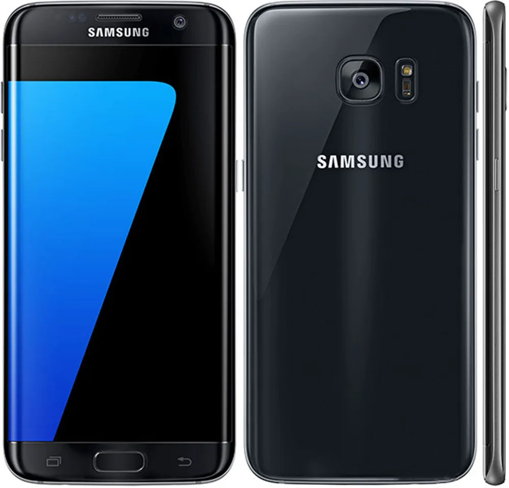 Разблокированный телефон samsung Galaxy S7 edge G935FD, две sim-карты, LTE, четыре ядра, 5,5 дюйма, 4 Гб ram, 32 ГБ rom, NFC - Цвет: Черный