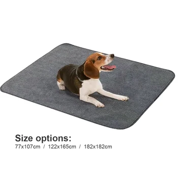 

2020 Pet Dog Mat Bed Solid Color Waterproof Floor Bed For Small Large Dogs All Seasons Breathable Dog Cushion Blanket