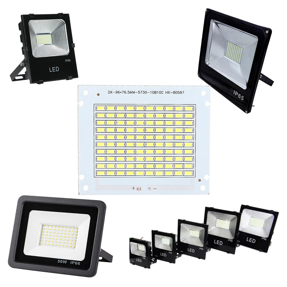 50W LED Diode SMD5730 Flood Light DC30-32V 1500mA Epistar PCB White 6000K LED Chips Plate Resource Floodlight DIY lamp Beads
