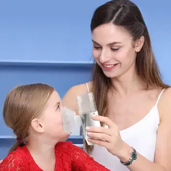 

Mini Ultra-Quiet Ultrasonic Handheld Portable Atomizer Pvc Ultra Silent Do Atomization Treatment Of Respiratory Diseases 1 Pcs