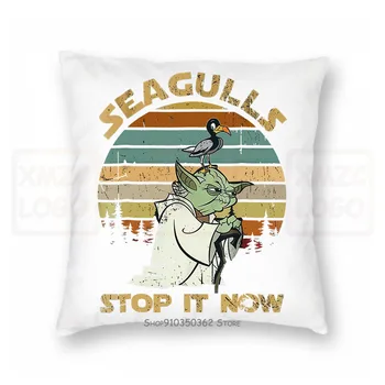 

Vintage Seagulls Stop It Now Yoda Pillow case S3Xl Women Men