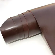 Baver kolor pełne ziarna skóry wołowej oryginalne warzyw opalona skóra Craft materiał błyszcząca powierzchnia kolor kawy
