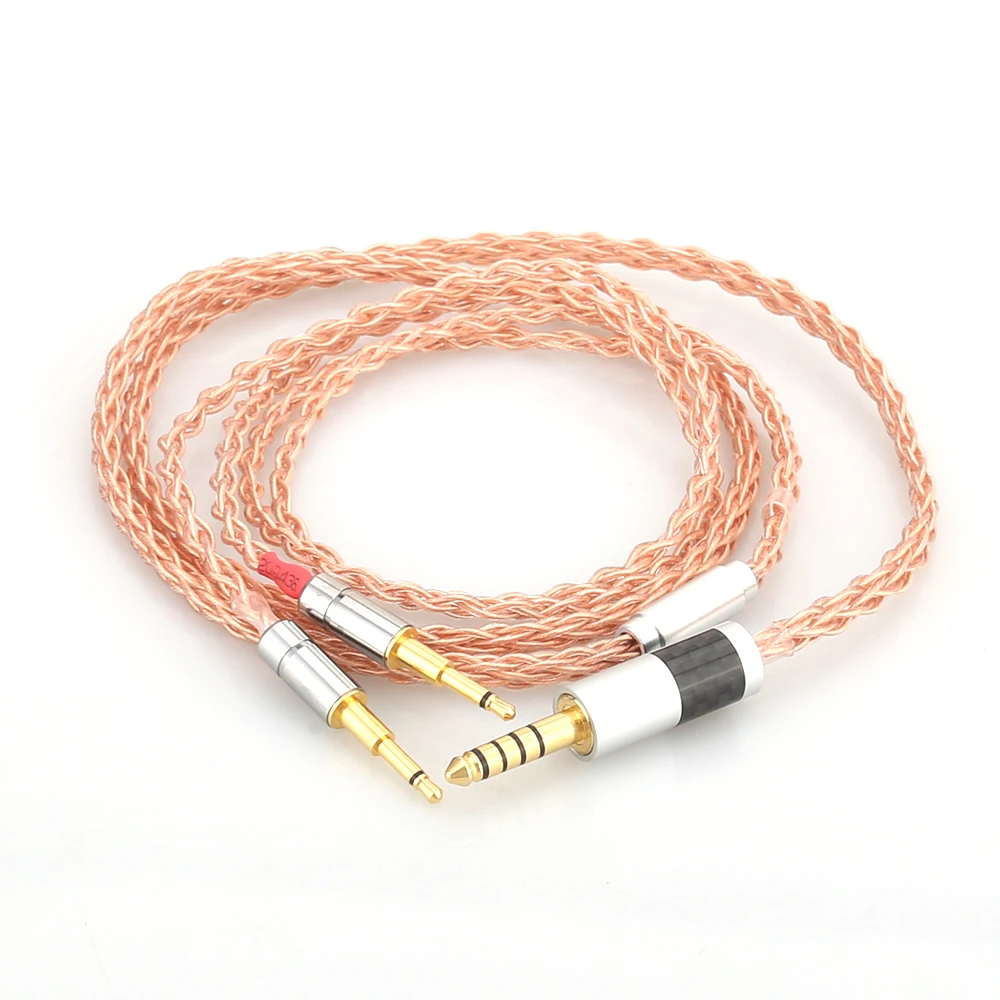 8cores 4 4mm Balanced Silver Plated Headphone Upgrade Cablefor HD477 HD497 HD212 Pro EH250 EH350 Headset