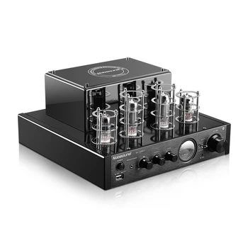 

Nobsound MS-10D MS-10DMKII HiFi 2.0 Home Audio Tube Amplifier Input USB/BT/AUX Headphone Amplifier 25W+25W 6P1*2+6N1*2 AC220V