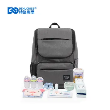 

Tello Leith Korean-style New Style Multi-functional Fashion Upgraded DADDY'S Backpack Large Capacity Shoulder MOTHER'S Bag