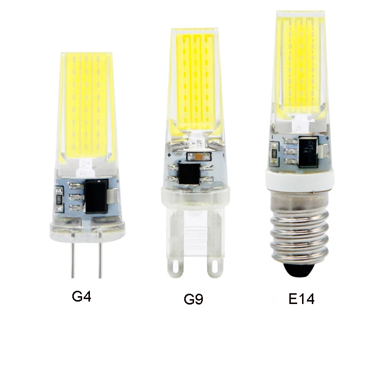 Для студии частный клуб G4 G9 E14 9W COB 2508 Light 220V Светодиодная лампа с регулируемой яркостью Полезная практичная Фирменная Новинка