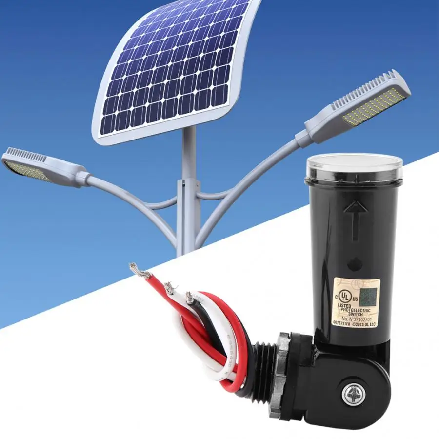 

110-130v Automatic Photocell Street Light Switch On/Off Optical Sensor Light Control Switch for Outdoor Garden Yard Lamp