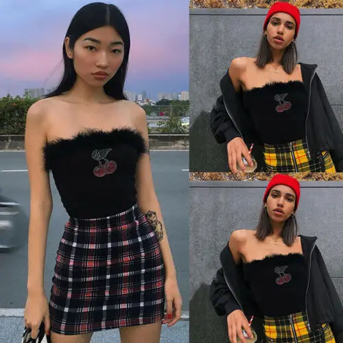 Прямая с фабрики; женская Свободная блузка Boob Bralet; Повседневная укороченная майка; топы; футболка; блузка; рубашка