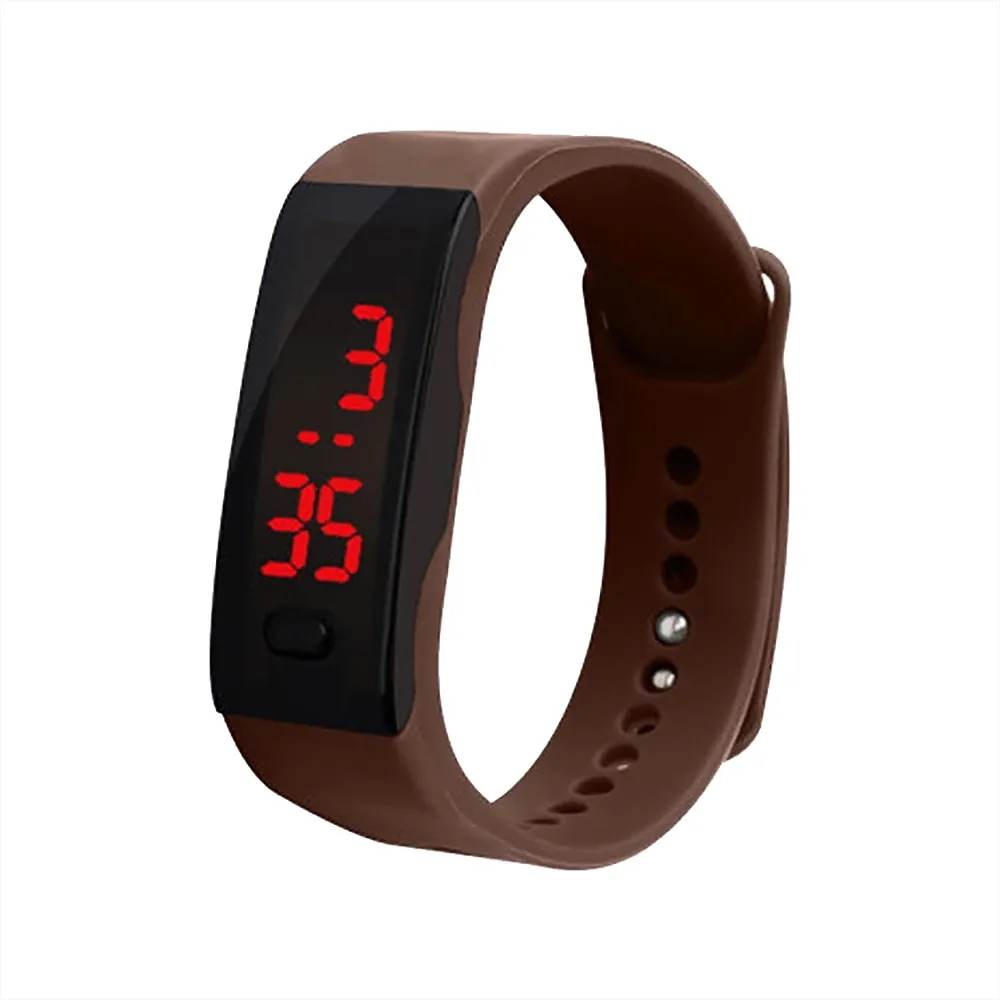

Children's Students Watch LED Digital Display Bracelet Silica Gel Sports Watch dijital kol saati relojes digitales para hombre
