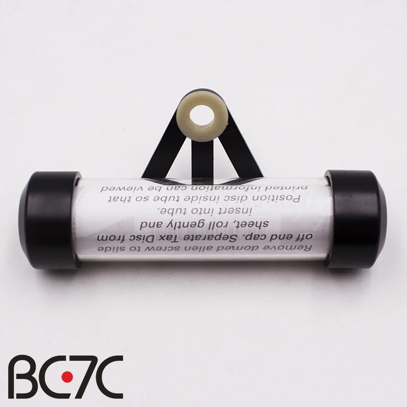Motorcycle Universal Secure Tube Tax Disc Cylindrical Holder Frame With Screwdriver Waterproof