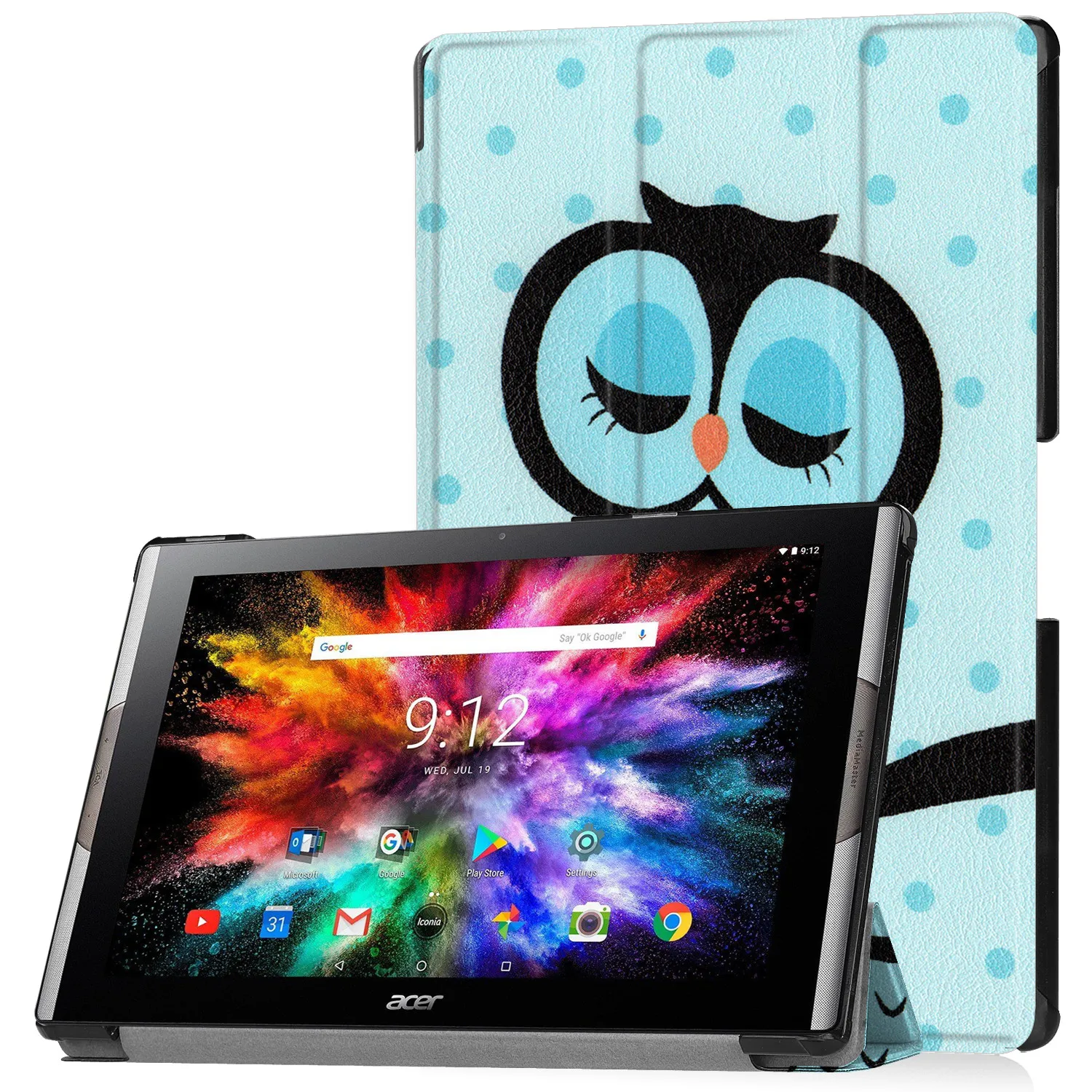 Чехол gukeedianzi для Acer Iconia Tab 10 A3-A50 A3 A50 1 дюймов кожаный чехол цветной окрашенный