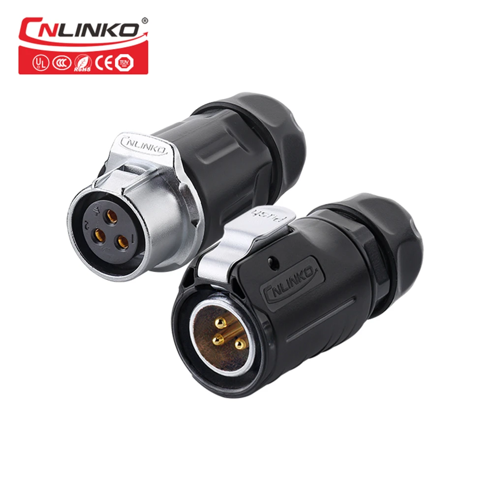 3 Pin Power Circular Industrial Connector Male Plug Outdoor Waterproof IP67 M20 3 Pin Power Circular Industrial Connector Male Plug Outdoor Waterproof IP67 M20