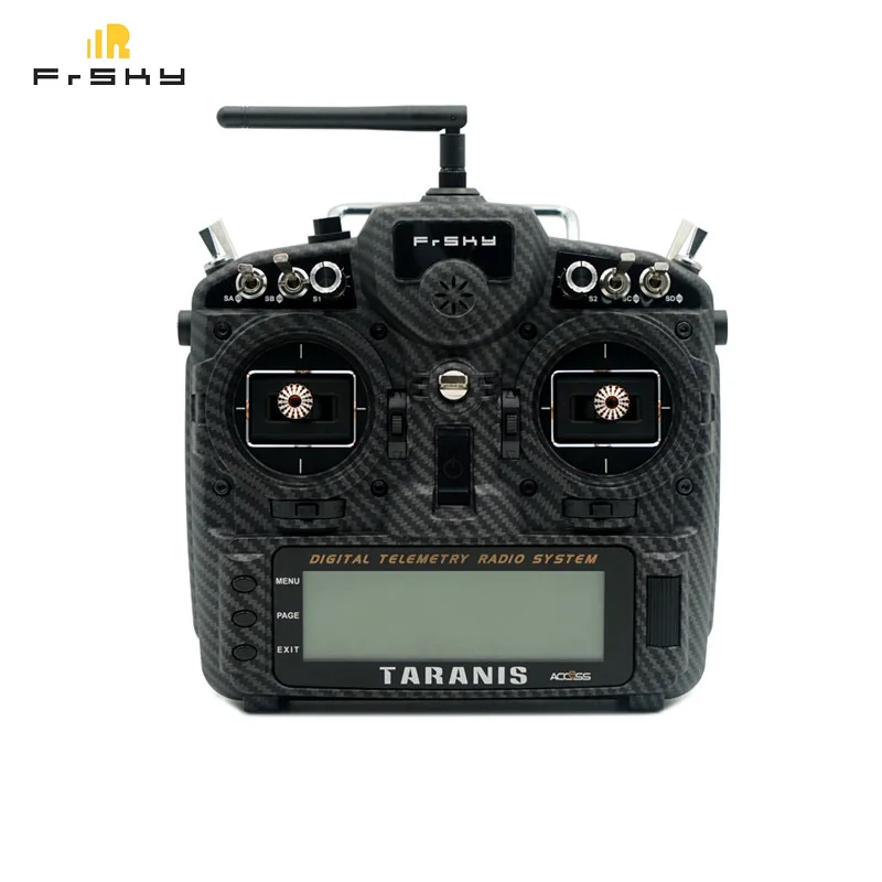 Carbon Fiber FrSky taranis X9D Plus 24CH D16 RC передатчик M9 Датчик Холла Gimbal PARA беспроводной пульт дистанционного управления для Радиоуправляемый fpv-дрон - Color: Carbon Fiber