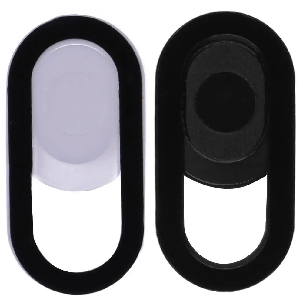 

Black / White Ultra Thin Webcam Cover Privacy Protection Webcam Sticker Shutter Cover For Smartphone Tablet Laptop Desktop