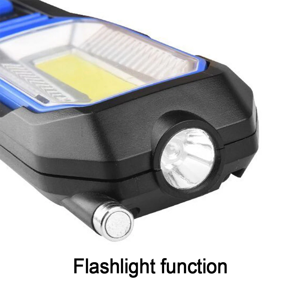 1 шт. XPE/COB бликовый светодиодный прожектор, USB Перезаряжаемый аварийный фонарик с магнитной лампой для ремонта автомобиля