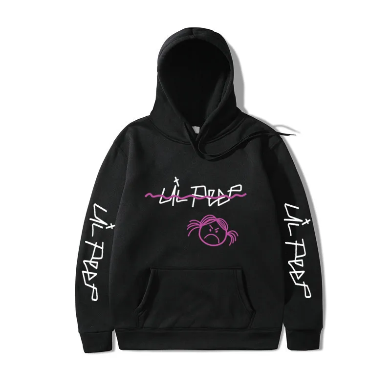 Толстовки с капюшоном Lil Peep Love зимние мужские свитшоты пуловер Повседневная