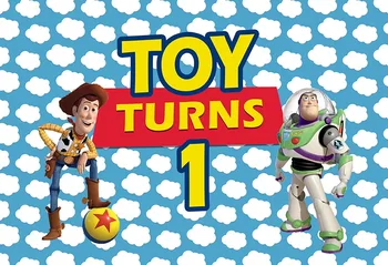 

Vinyl toy story baby shower Background For Photography Children Birthday Party Backdrop Photo Studio