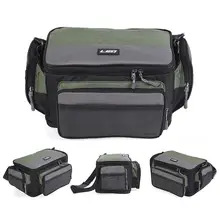 Двухцветная квадратная водонепроницаемая рыболовная сумка большой емкости многофункциональная наживка рыболовные снасти сумка на плечо