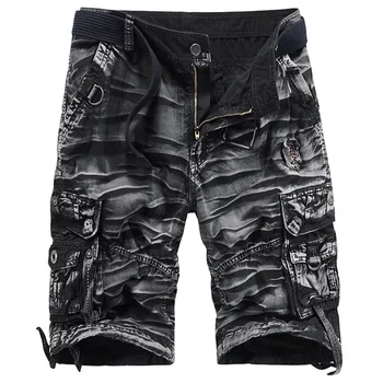 

2020 New Brand Men's Military Style Shorts Fashion Summer Knee-length Male Cotton Casual Men Cargo Shorts Bermuda Homme Big 51