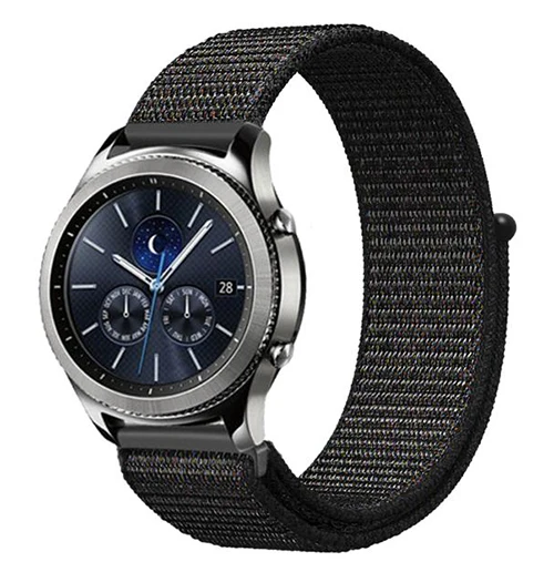 Gear s3 Frontier для samsung galaxy watch 46 мм 42 мм active 2 нейлон 44 мм 40 мм ремешок для часов huawei gt ремешок amazfit bip 20 22 - Цвет ремешка: black red 7