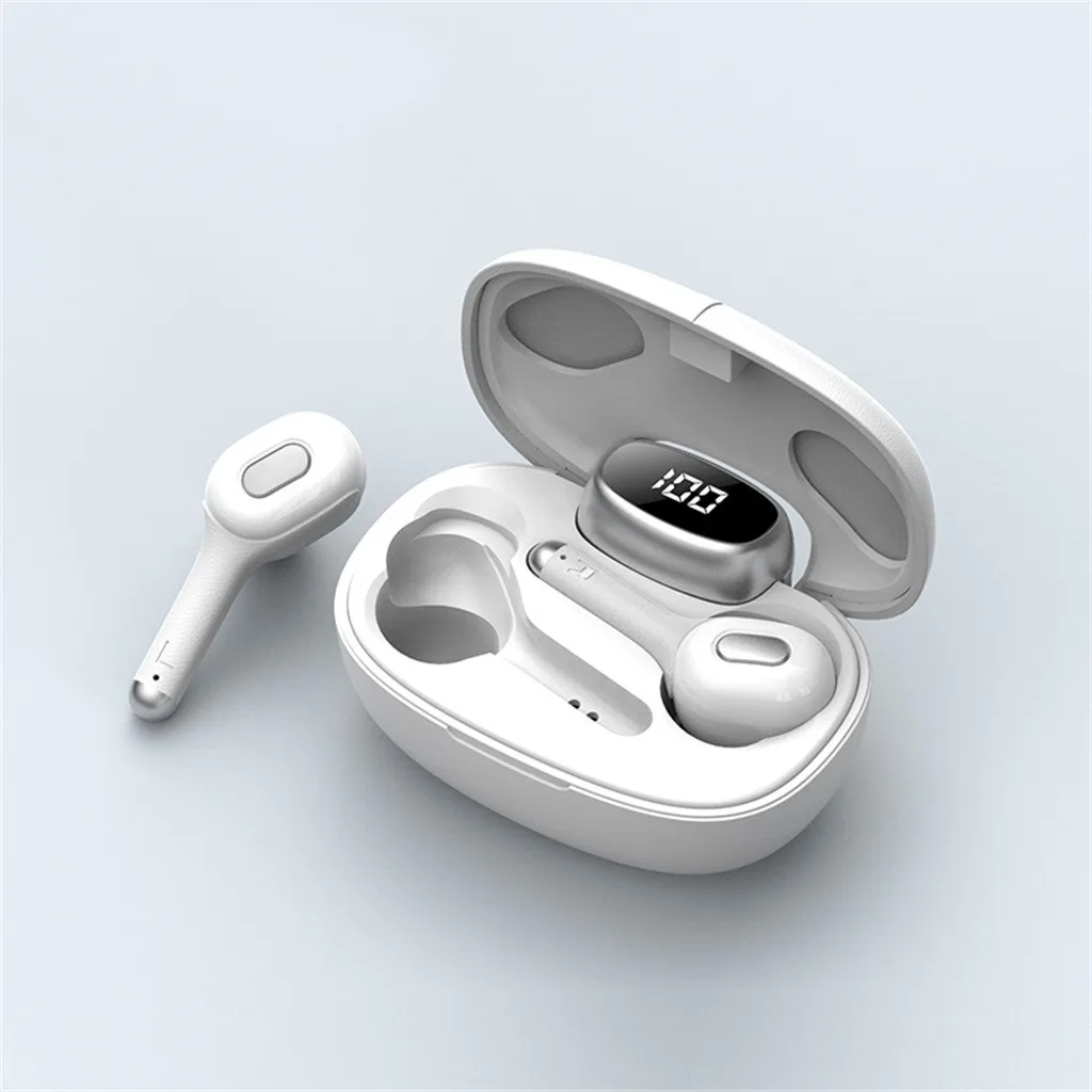 Прямая поставка Bluetooth наушники 9D стерео беспроводные наушники IPX7 водонепроницаемые наушники 3300 мАч светодиодный смарт банк питания держатель для телефона