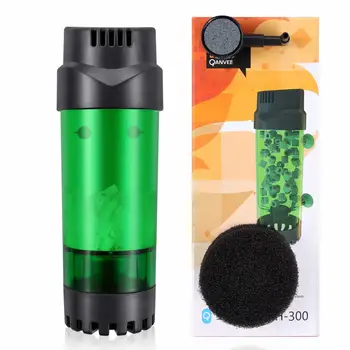 

Fluidized Moving Bed Filter Bubble Bio Media Reactor for Aquarium Hydroponics Pond with Air Stones Fish Tank Sponge Filter MBBR