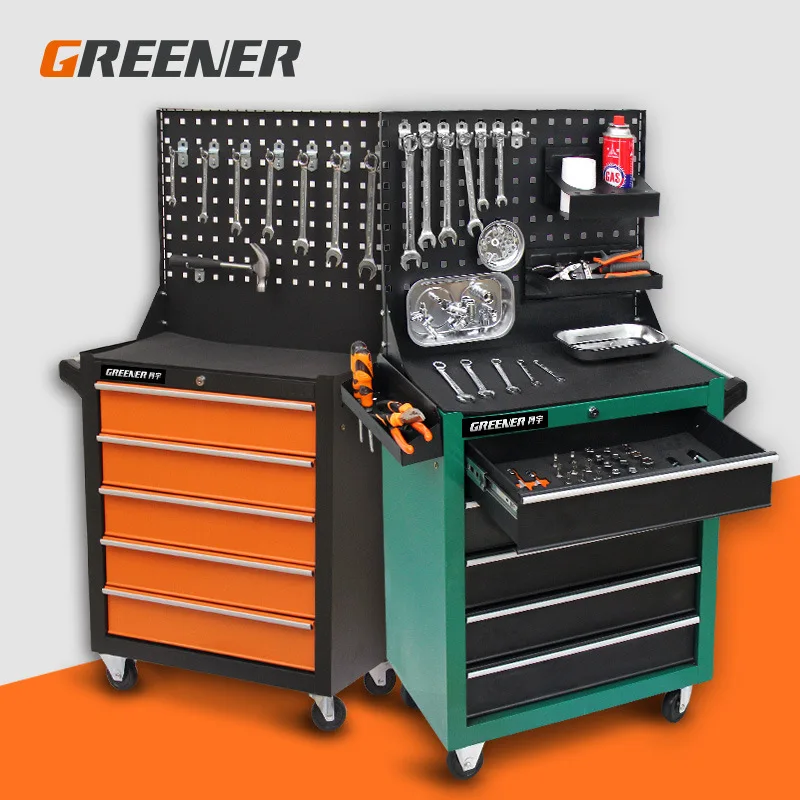 Details about   5 Layers Movable Tool Car with Lock Box Cart Auto Repairing Tools Storage 