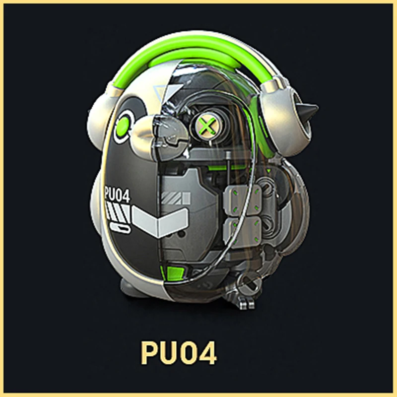 

Миниатюрная шторка из серии MECHA PUPU, фигурка героя аниме, угадай, сумка, кавайные игрушки для детей, настольная модель, подарок на день рождения