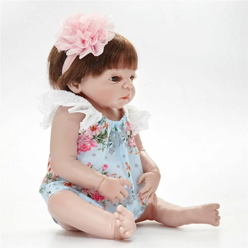 Xmas 23'' Full Body Vinyl Nursery Reborn Baby Dolls Girl Bebe Lifelike Gift Girl Toys for Kids Toddler Boy Toys Baby Doll Toy