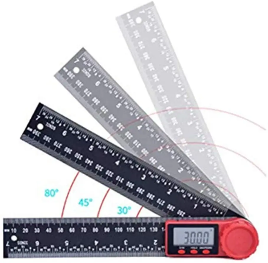 

Electronic Digital Display Protractor Angle Finder Ruler Multifunctional 360 Degrees Inch Metric Scale Rulers,DIY Tools