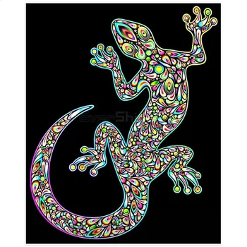 

5D Diamond Painting Full Square New Arrival Animals Pictures Of Rhinestones Diamond Embroidery Gecko Crystal Painting