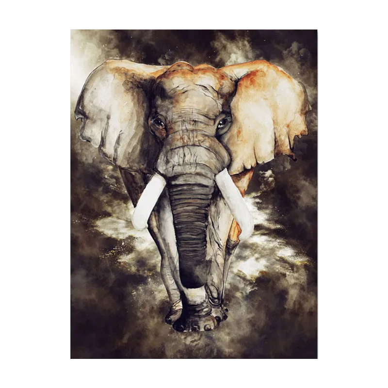 Watercolor-Wolf-Lion-Eagle-Elephant-Wall-Art-Canvas-Painting-Nordic-Posters-And-Prints-Wall-Pictures-For (7)
