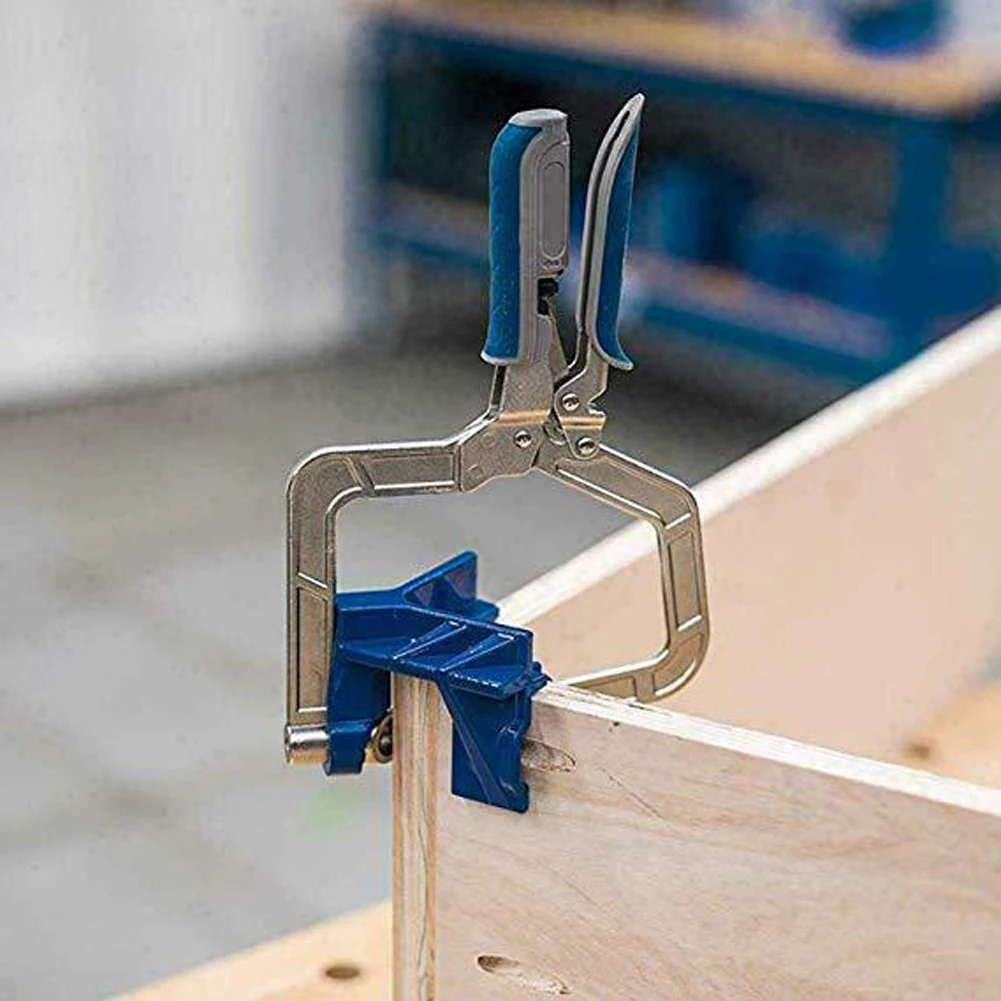 

90 Degree Right Angle Woodworking Clamp Picture Frame Corner Clip Quick Fixed Corner Holder Woodworking Tools Hand Tool