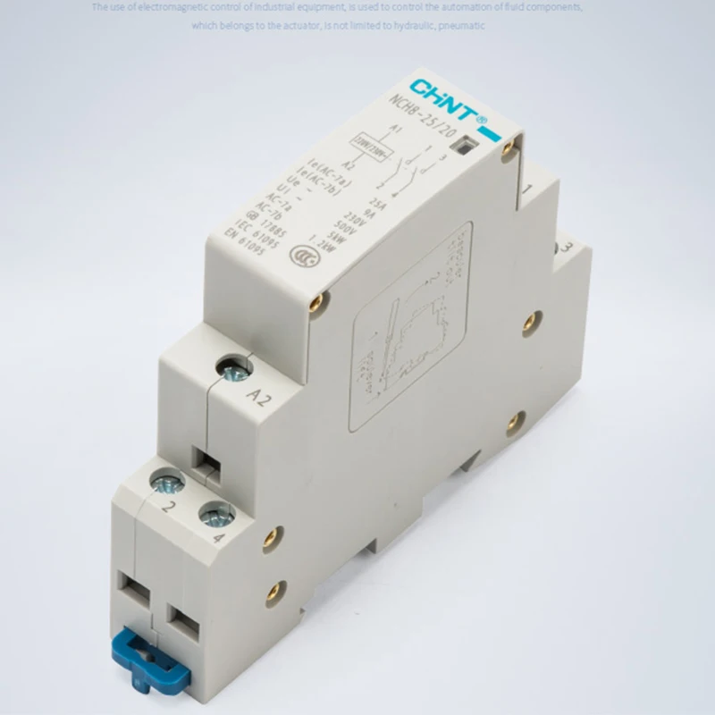 CHNT NCH8-25/20 220V 2 без полюса 2P 25A din контактор отель бытовой мини однофазный контактор переменного тока