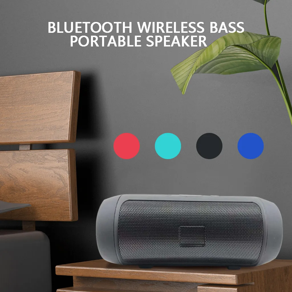Waterproof Bluetooth Wireless Speaker Music Bass Portable Outdoor Column Support TF Card Radio Handsfree 400 MAH Battery | Электроника
