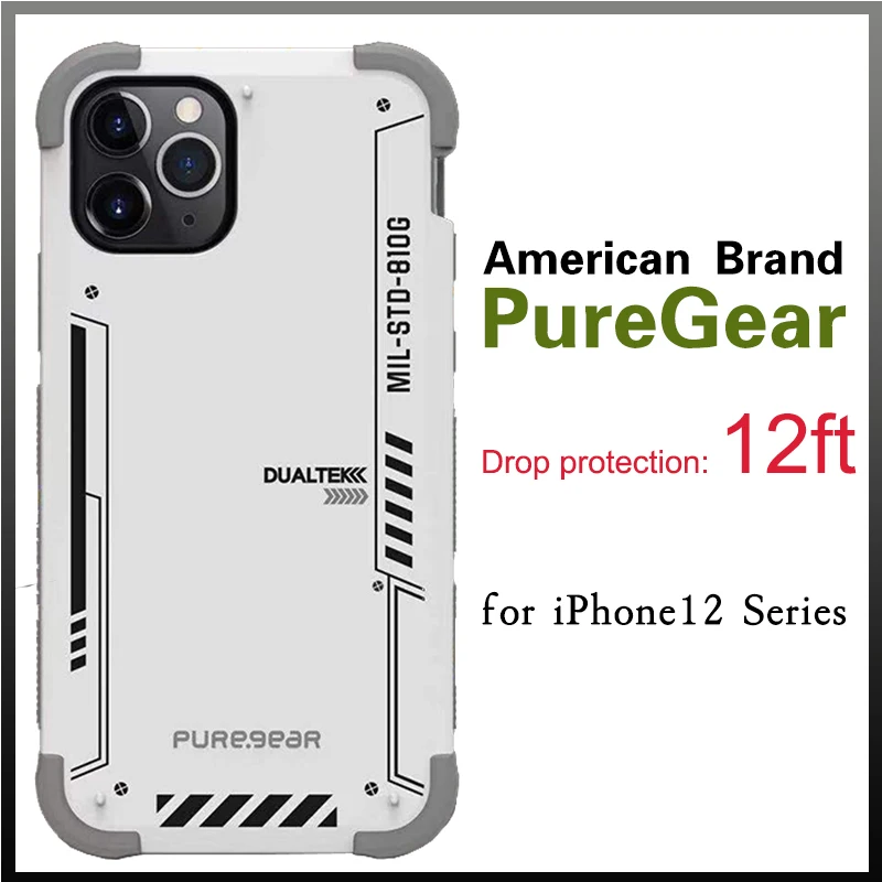 PureGear военные стандарты для защищенного чехла телефона iPhone 12 mini Pro Max