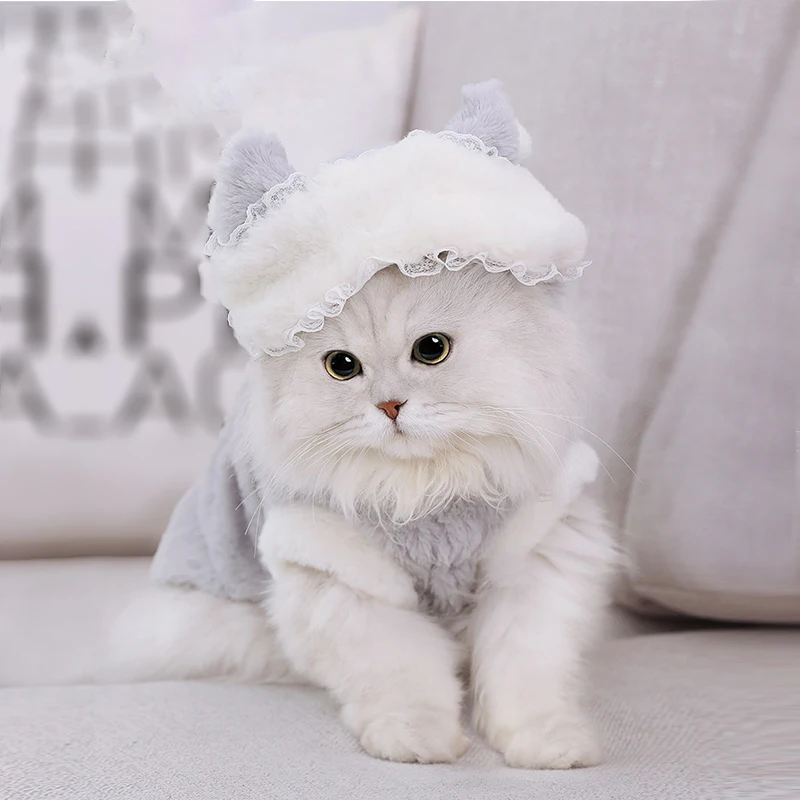 Одежда для кошек, зимнее теплое пальто для питомцев, щенков, котят, куртка для маленьких и средних собак, кошек, чихуахуа, одежда, костюм