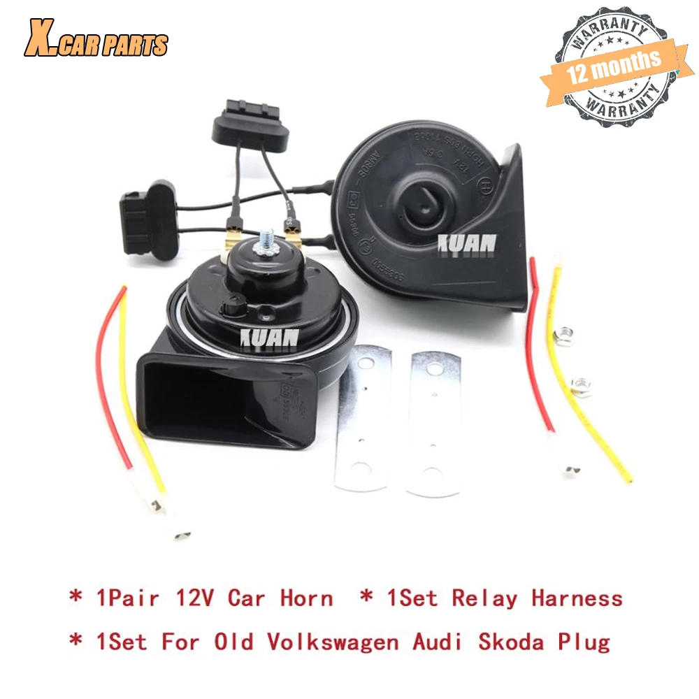 High Quality Car Auto Horn Snail For Old SKODA Octavia Fabia Yeti Rapid Superb Spaceback Kodiaq KAROQ KAMIQ GT | Автомобили и