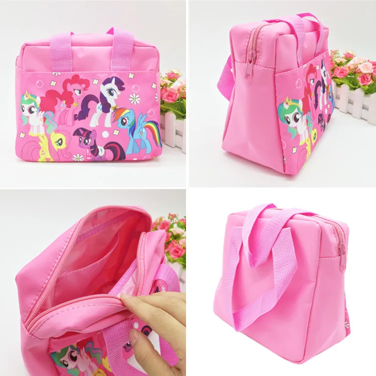 

Cartoon poni lunch bag KT long eared rabbit multi purpose hand holding bag Ice pocket bag double boxes