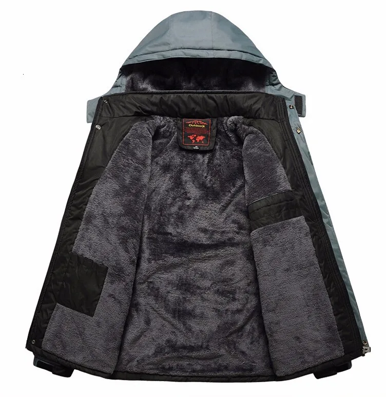 Толстая бархатная мужская зимняя куртка-30 C 6XL 7XL 8XL 9XL ветрозащитная водонепроницаемая куртка спортивная мужская женская жакеты hombre