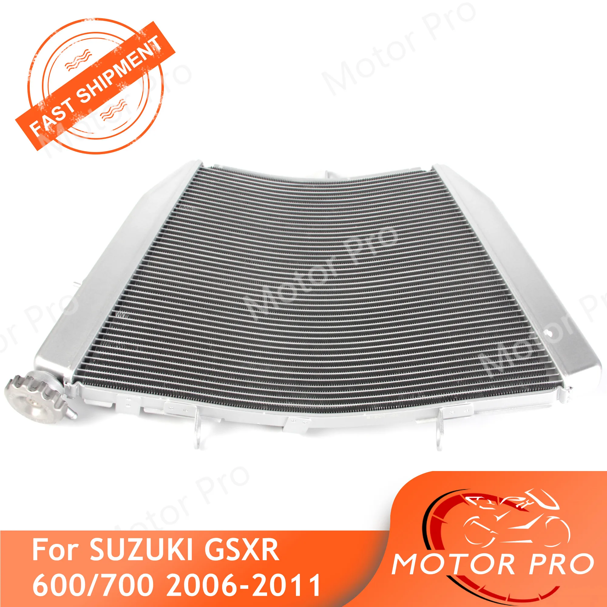 ^*Best Offers Motorcycle Radiator For Suzuki GSXR 600 750 2006 - 2011 Engine Water Cooling Cooler GSX R GSX600R GSX750R 2007 2008 2009 2010