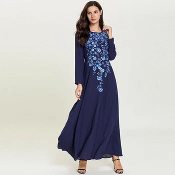 

Plus Size Abaya Kaftan Dubai Islamic Arabic Hijab Muslim Dress Vestidos Arabes Pakistani Turkey Robe Arabe Baju Muslim Wanita