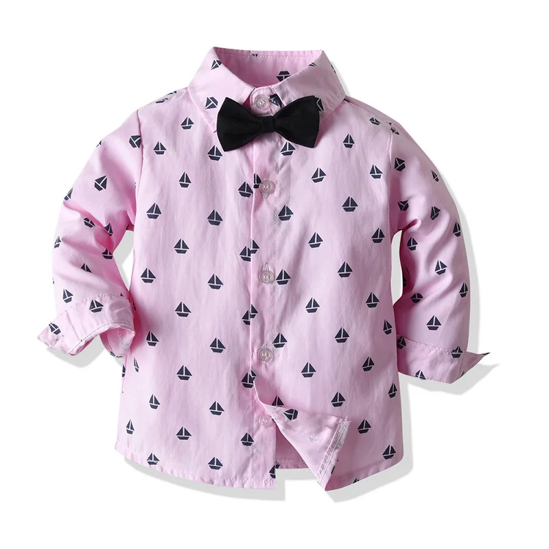 Tem doger/комплекты одежды для мальчиков Модная официальная одежда для маленьких мальчиков детские костюмы с галстуком рубашка+ жилет+ штаны комплект из 3 предметов детская одежда От 1 до 5 лет